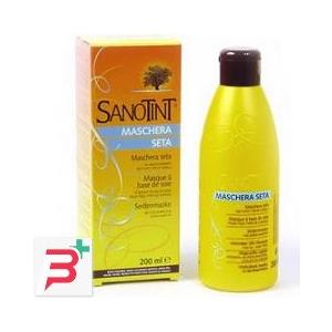 Cosval Sanotint Maschera Seta 200ml - Trattamento Intensivo Nutritivo e Ristrutturante per Capelli Secchi e Sensibilizzati