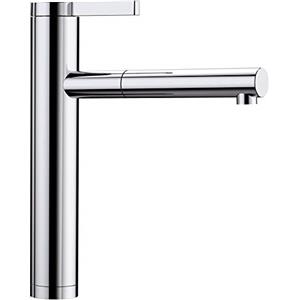 Blanco Rubinetto da Cucina Actis-S in Acciaio Satinato con Doccetta Estraibile e Bocca Orientabile