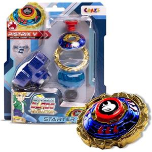 CRAZE Blade Starter Set Serie 2 Pistrix Trottola da battaglia, con lanciatore, per bambini, multicolore