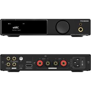 AOSHIDA SMSL AO300 PRO DAC Amplificatore | CS43131 DAC MQA con ingressi USB/Coax/Ottico/RCA | Amp Stereo 2.1 Canali 165W MA5332MS | Cuffie Hi-Fi con uscita 4.4mm/6.35mm | Classe D Digitale Amp, Nero