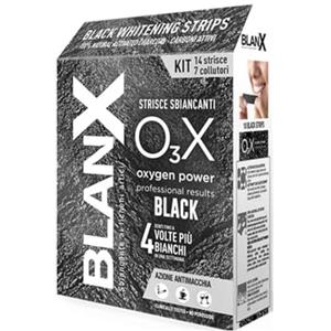 BlanX O3X Strisce Sbiancanti con Carboni Attivi e Licheni Artici - 14 Pezzi, Azione Antimacchia