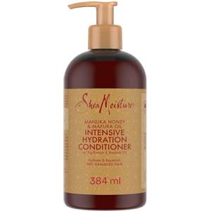 Shea Moisture SheaMoisture Balsamo Intensive Hydration, Per Capelli Ricci, Crespi e Danneggiati, Capelli Morbidi e Rigenerati, Idratazione Intensa, Con Miele di Manuka, Olio di Mafura e Burro di Karité, 384ml