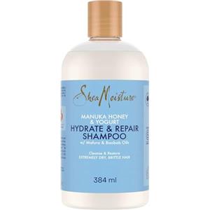 Shea Moisture SheaMoisture Manuka Honey & Yoghurt shampoo senza silicone e solfati Shampoo idratante e riparatore per capelli ricci estremamente secchi e fragili 384 ml