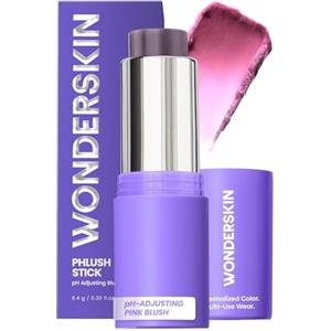 Wonderskin Cream Blush Stick pH-Attivato - Stick Multiuso pHlush, Tinta Cremosa per Guance e Labbra, Trucco Rinfrescante e Nutriente a Colore Adattivo