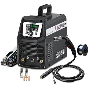 Decapower 220V 140A Stazione di saldatura MIG senza gas Arc Lift TIG FLUX MIG senza gas 3 in 1 Macchina di saldatura a filo senza gas per uso domestico