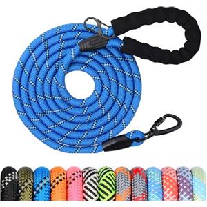Wodondog Guinzaglio per Cani, 1.2M 1.5M 2M 3M 5M 10M 20M 30M Lungo Nylon Guinzaglio Cani Resistente Leggero con Comoda Impugnatura, Riflettente Lunghina Cane, Adatto per Cuccioli, Piccoli, Medi e Grandi