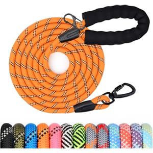Wodondog Guinzaglio per Cani, 1.2M 1.5M 2M 3M 5M 10M 20M 30M Lungo Nylon Guinzaglio Cani Resistente Leggero con Comoda Impugnatura, Riflettente Lunghina Cane, Adatto per Cuccioli, Piccoli, Medi e Grandi