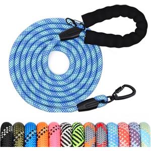 Wodondog Guinzaglio per Cani, 1.2M 1.5M 2M 3M 5M 10M 20M 30M Lungo Nylon Guinzaglio Cani Resistente Leggero con Comoda Impugnatura, Riflettente Lunghina Cane, Adatto per Cuccioli, Piccoli, Medi e Grandi