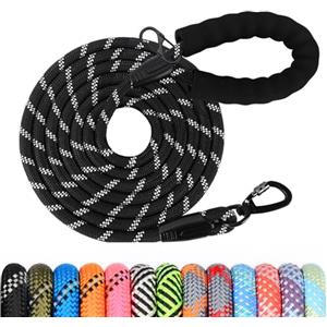 Wodondog Guinzaglio per Cani, 1.2M 1.5M 2M 3M 5M 10M 20M 30M Lungo Nylon Guinzaglio Cani Resistente Leggero con Comoda Impugnatura, Riflettente Lunghina Cane, Adatto per Cuccioli, Piccoli, Medi e Grandi