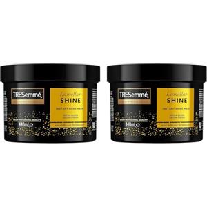 TRESemmé Lamellar Shine Maschera Illuminante Instant Shine, Per Tutti i Tipi di Capelli, Finish Ultra Lucido Professionale, Capelli Setosi, Lucenti e Districati, Con Tecnologia Lamellar, 2x 440ml