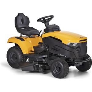 STIGA Tornado 398 Trattorino Tagliaerba, 432 cc, 98 cm - Trasmissione idrostatica a pedale, Kit mulching e gancio traino inclusi - Prati fino a 5.000 m²