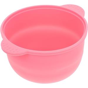OSALADI Ciotola in Silicone Antiaderente per Fusione Cera, Contenitore Interno Scaldacera Rosa Maniglia, Pratico Strumento per Depilazione Fai-da-te e Centri Estetici