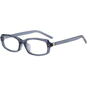 LJCZKA Occhiali Luce Blu Rettangolari Donna Uomo Montatura Occhiali da Vista Stretti Anti Affaticamento per Computer Gioco Lettura