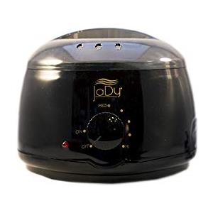 JaDy - Scaldacera Professionale | Potenza 100W | Compatibile con Vasi da 400ML e 800ML | Per Cera Brasiliana con Secchiello | Termostato Automatico, Nero