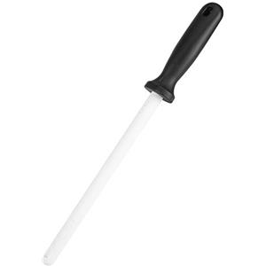 Alvinlite Affilacoltelli in ceramica, acciaio per affilare coltelli, asta per affilatura in ceramica, asta per affilare in ceramica professionale da 8, affilacoltelli in ceramica, asta per affilare affilatrice