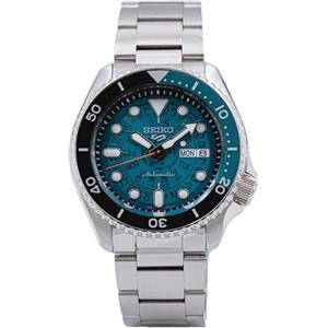 Seiko 5 sport skx quadrante blu stile scheletro. SRPJ45K1