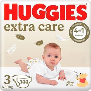 Huggies Extra Care Pannolini Taglia 4, (8-16 kg) 120 pezzi