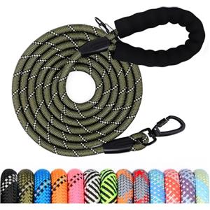Wodondog Guinzaglio per Cani, 1.2M 1.5M 2M 3M 5M 10M 20M 30M Lungo Nylon Guinzaglio Cani Resistente Leggero con Comoda Impugnatura, Riflettente Lunghina Cane, Adatto per Cuccioli, Piccoli, Medi e Grandi