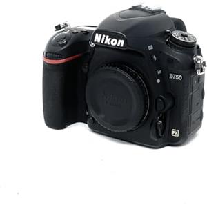 Nikon D750 Body Fotocamera Reflex Digitale, 24.3 Megapixel, Monitor Basculante, Full HD, Wi-Fi, Nero