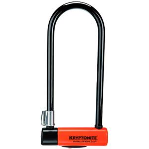 Kryptonite Evolution Serie 4 Std Lucchetto a U, Nero e Arancione