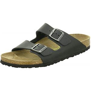 Birkenstock 552113 Arizona black, Oiled Leather PIANELLE Uomo, Black EU 38