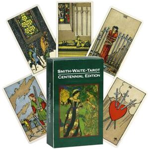 Bonhoom Rider Waite Tarocchi con Guida, Tarot Adatti Ai Principianti, 78 carte di tarocchi Rider per la divinazione, inglese tarot cards, giochi di carte per feste