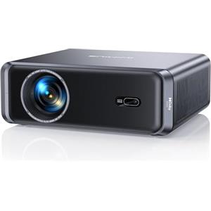 iWIMIUS Proiettore 4K [Compatibile con Netflix]1000ANSI Auto Focus/Keystone Proiettore 4k smart tv, WiFi6 Two-way Bluetooth5.3 Videoproiettore Portatile 1080p nativo con HDMI ARC/CEC Home Cinema/Esterno Nero
