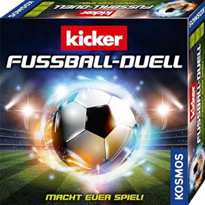 Kosmos 684563 Kicker Calcio Duello - Fate Il Vostro Gioco! Gioco tattico da Calcio per 2 Persone con i Professionisti del Calcio di Kicker Magazin, Ideale Come Regalo di Calcio per Bambini a Partire