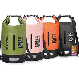 Blackace arteesol 5L 10L 20L 30L Impermeabile Borsa Secca/Borsa Impermeabile con Cinghia Lunga Regolabile per Kayak in Barca Escursione in canoa/pesca/Rafting/Nuoto/Snowboard