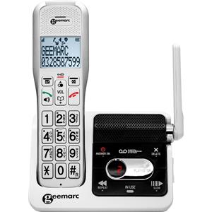 Geemarc AmpliDect 595 U.L.E - Telefono Cordless per Anziani con Volume Amplificato, Funzione SOS e Display Retroilluminato