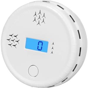 YZIF Monitor rilevatore di monossido di Carbonio, Allarme monossido di Carbonio Portatile, Allarme monossido di Carbonio Domestico, Conforme alla norma EN50291