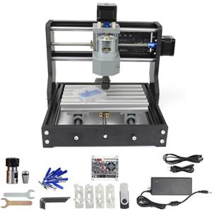 RATTMMOTOR Macchina fresatrice CNC 1610 Pro, macchina per incisione 3 assi, router CNC GRBL, controllo ER11, incisore per legno, PVC, PCB, fresatrice CNC per intaglio fai da te