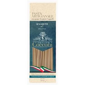 Tenute Cocconi® Spaghetti n.7 Pasta Artigianale Senatore Cappelli, Trafilata al Bronzo, 500 g