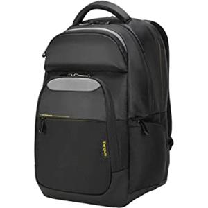 Targus CityGear - Zaino resistente progettato per viaggi e pendolari, con protezione a cupola, adatto per laptop fino a 15-17,3", nero (TCG670GL)