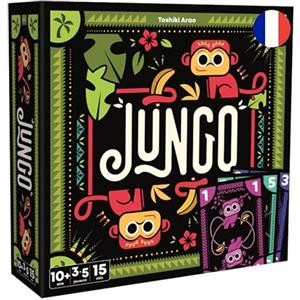 Asmodee - Cocktail Games - JUNGO - Giochi da tavolo - Giochi di carte - Gioco Famiglia, tra amici e bambini dai 7 anni - 3 a 5 giocatori - 15 min - Versione francese