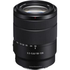 Sony SEL18135 - 18-135mm f/3.5-5.6 Zoom Versatile (APS-C, Stabilizzato OSS, E-Mount, Ideale per Viaggi, Compatibile con Alpha 6400/6600)