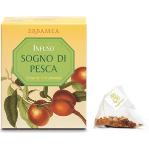 Erbamea Infuso Sogno di Pesca - 15 Bustine Filtro Piramidali, 45g