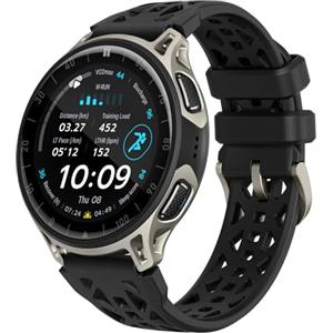 Amazfit Cheetah 2 Pro 48mm Smartwatch GPS per la Corsa, AMOLED da 1,32, Vetro Zaffiro, Cassa in Titanio, 32GB, Autonomia fino a 20 Giorni, 5 ATM, NFC, Torcia, Mappe Offline, 170+ Modalità Sportive