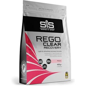 Science In Sport Sis Science in Sport Rego Polvere Clear Isolate 460g Pesca - Polvere per Bevande di Recupero con Carboidrati, Proteine e Vitamine, Supporta un allenamento efficace