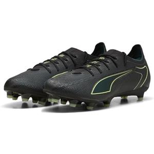 PUMA Scarpe da Calcio Unisex Ultra 6 PRO Fg/AG, Puma Nero Fizzy Verde Chiaro Terreno, 46 EU