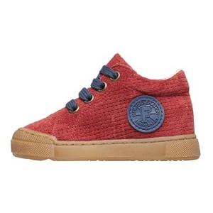 Falcotto ALSTRO Zip Suede Woven Red-Blue Scarpe da Bambini, Taglia 25