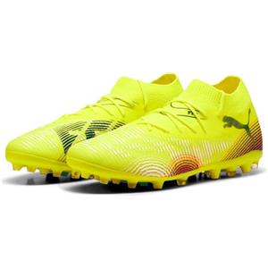 Puma Future 8 Match MG - Scarpe da Calcio Unisex, Yellow Alert-Puma Black-Sun Struck,