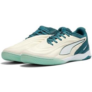 PUMA Scarpa da Calcio Unisex IBERO V, SUGARED Almond White-Emerald Ice-Mint Jelly Black, Taglia 40, Sugared Almond PUMA White Emerald Ice Mint Jelly PUMA Black, 43 EU
