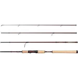 Abu Garcia Tormentor2 Canna da spinning da viaggio, canna da pesca leggera con vaschetta in carbonio 24T, design compatto per pescatori in viaggio, pesci predatori d'acqua dolce e salata, 2,13m 10-30g