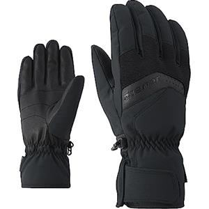 Ziener GABINO Guanti da sci da uomo/sport invernali | Caldi, traspiranti, nero (nero), 9