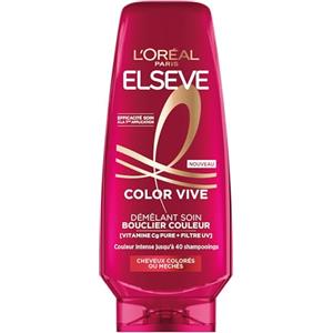 L'Oreal Paris - Balsamo cura protezione colore - protezione colore fino a 10 settimane - per tutti i tipi di capelli colorati o malati, arricchito con peonia e filtro UV-Elseve Color-Vive-300 ml