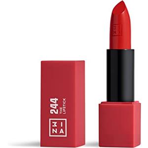 3INA MAKEUP - The Lipstick 244 - Rosso Intenso - Rossetto Matte - Alta Pigmentazione - Rossetti Cremosi - Profumo di vaniglia e custodia magnetica - Lucido e Mat - Vegan - Cruelty Free