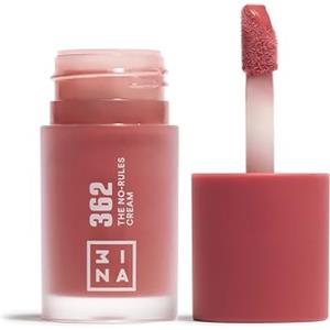 3INA MAKEUP - The No-Rules Cream 362 - Blush Liquido Classico Rosa - Blush in Crema con Olio di Mandorle - Blush per Occhi Labbra e Guance - Blush dalla Finitura naturale - Vegan - Cruelty Free