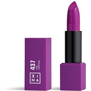 3INA MAKEUP - The Lipstick 437 - Malva - Rossetto Matte - Alta Pigmentazione - Rossetti Cremosi - Profumo di vaniglia e custodia magnetica - Lucido e Mat - Vegan - Cruelty Free