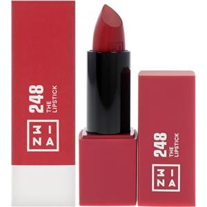 3INA MAKEUP - The Lipstick 248 - Rosa Rosso Scuro - Rossetto Matte - Alta Pigmentazione - Rossetti Cremosi - Profumo di vaniglia e custodia magnetica - Lucido e Mat - Vegan - Cruelty Free